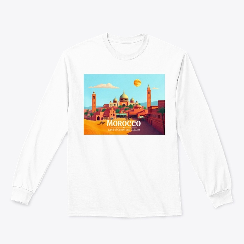 Morocco Vibrant Cityscape Art