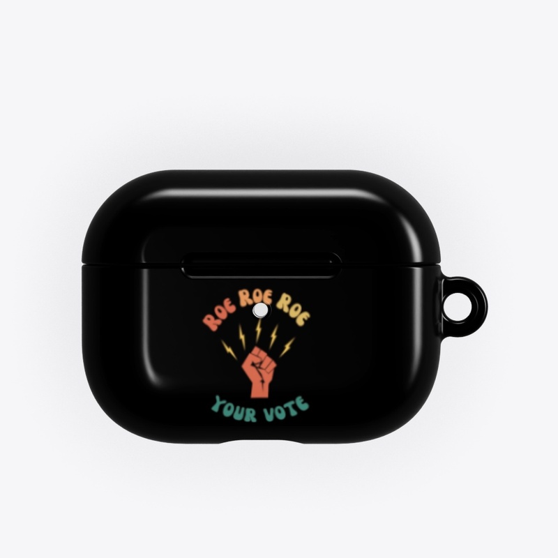 Roe Roe Roe Your Vote Retro Style Design