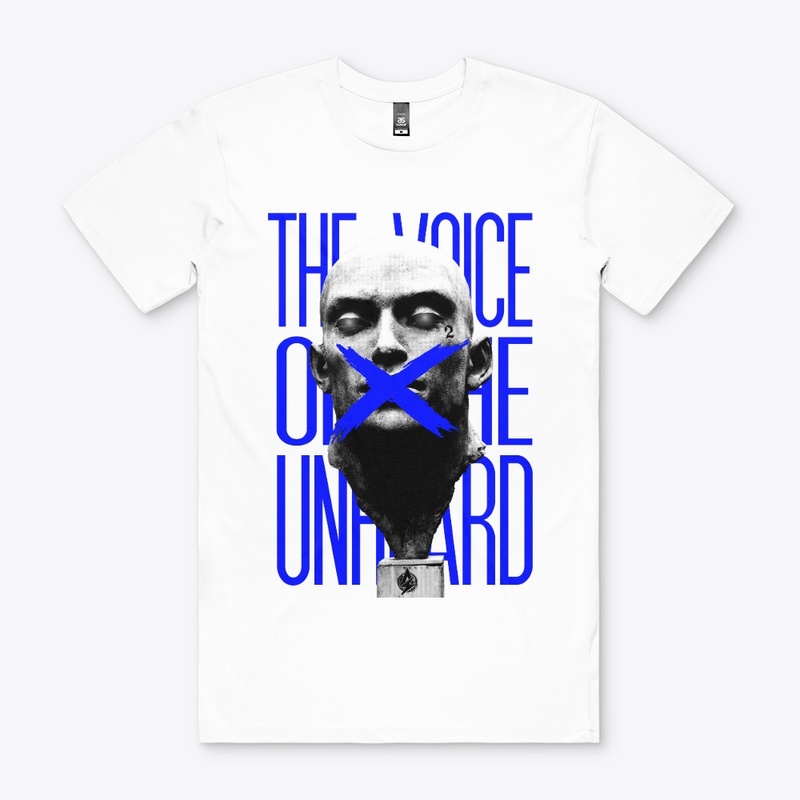 The Voice of the Unheard 2 Merch Blue