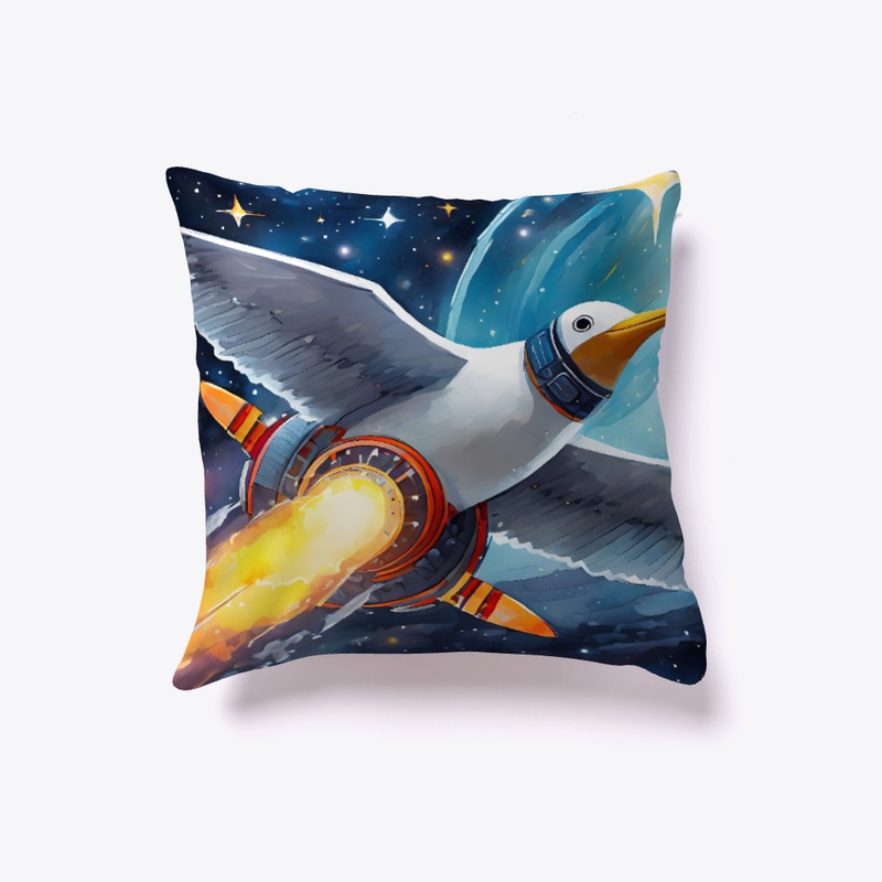 An intergalactic seagull