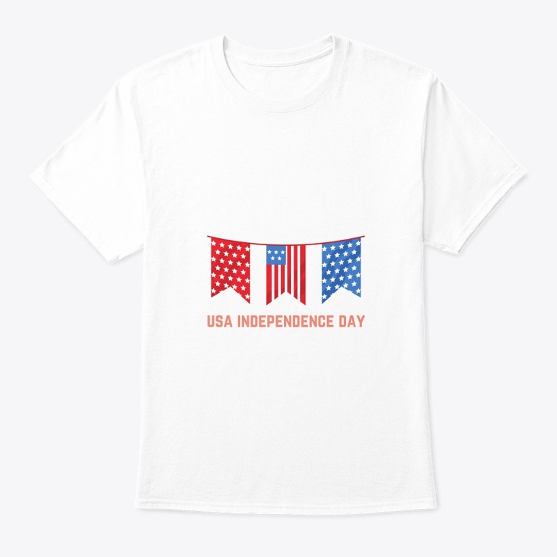 "usa independence day" White t-shirt
