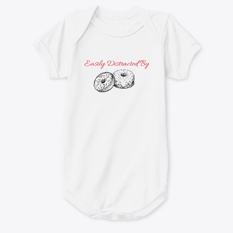 Distracted Donuts- White/Red Collection
