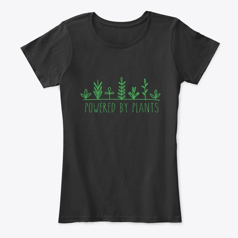 Vegan T-Shirt Powered by Plants Green