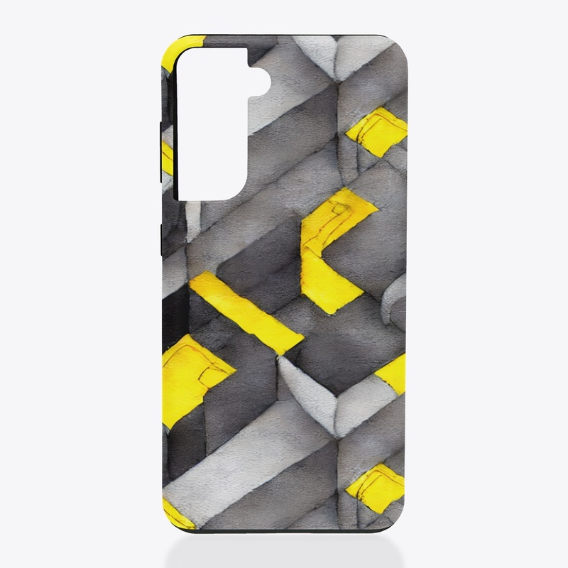 Yellow and 3 Shades of Gray 