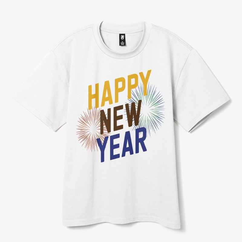 Festive "Happy New Year" Design. 