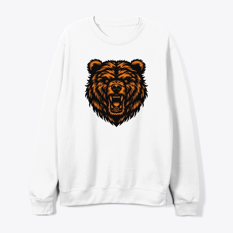 Untamed Bear Head Graphic