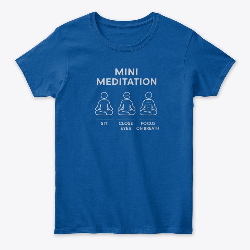 Mini Meditation Tee Design