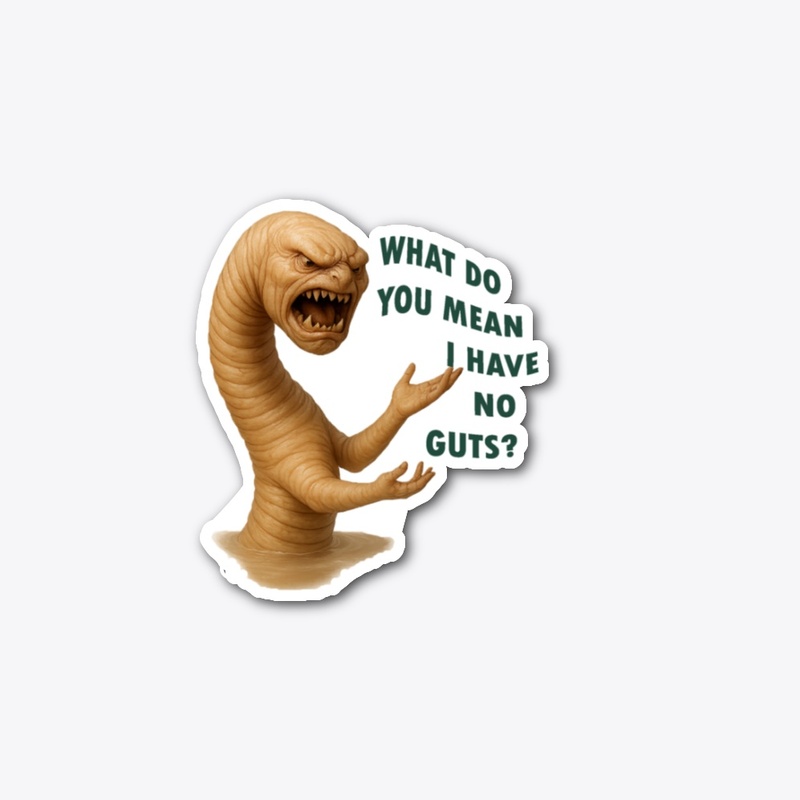 "No Guts, All Rage" Tapeworm Tee