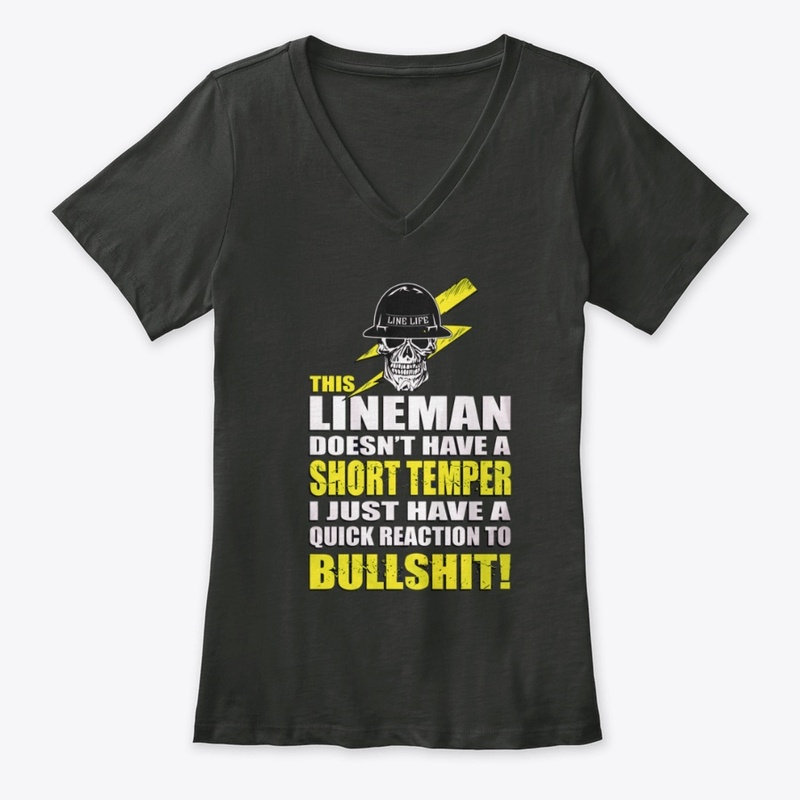 THIS LINEMAN DOESN'T HAVE A SHORT TEMPER