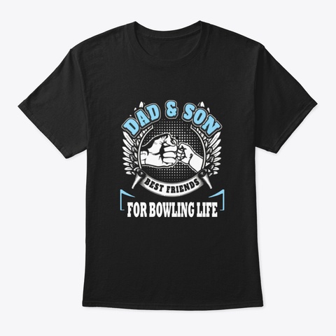 Funny Bowling Shirt For Bowler Gift Wldy Black T-Shirt Front