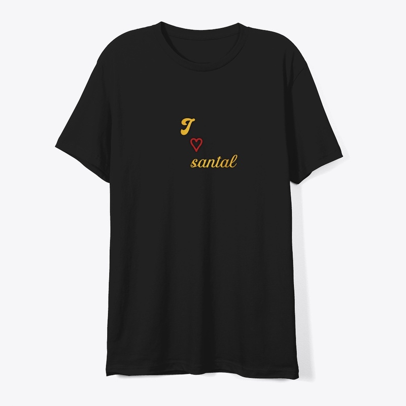 'I love santal' new stylish shirt 