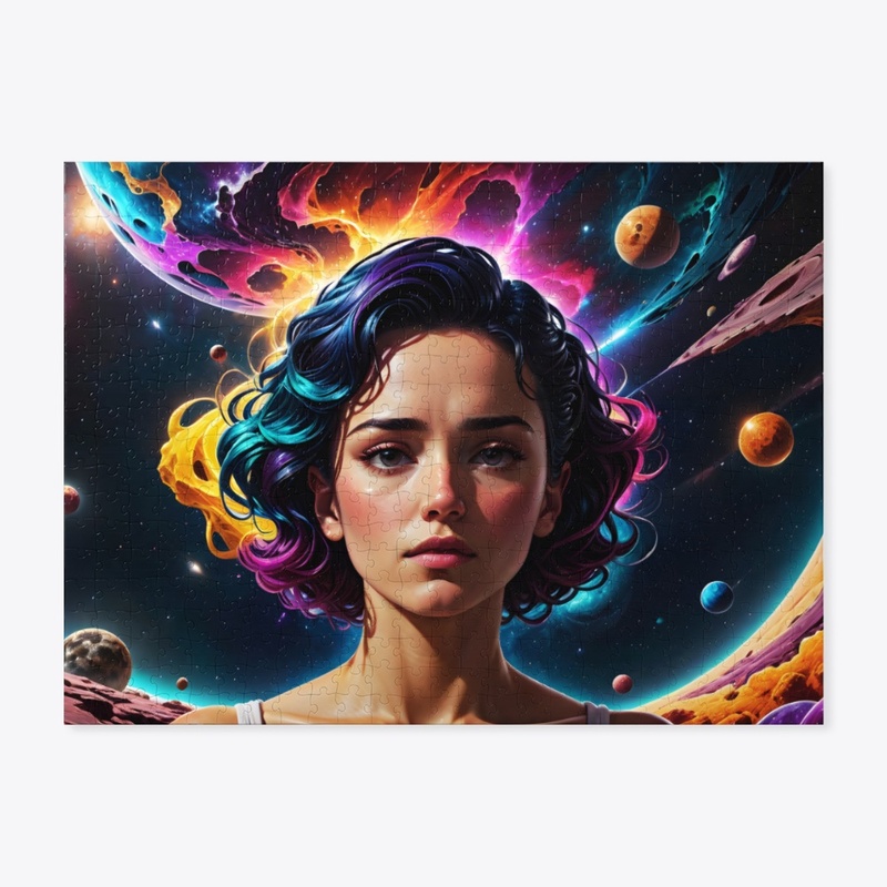 Cosmic Portrait Digital Art - PG13
