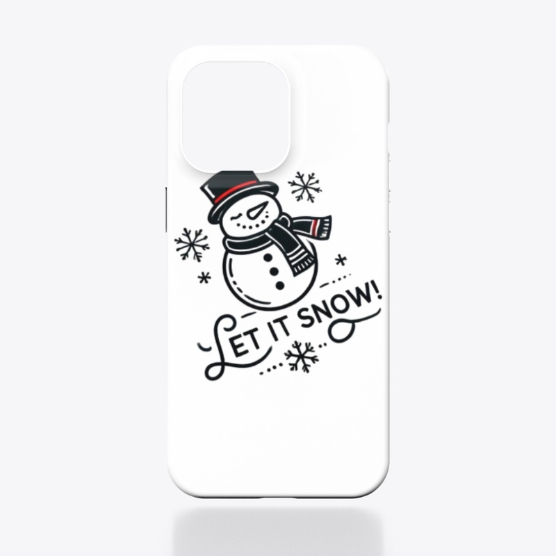 Snowman Let It Snow
