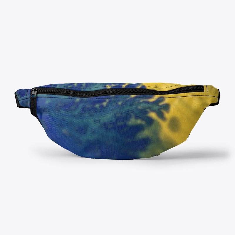 Abstract Reef Coral Tie-dye Design