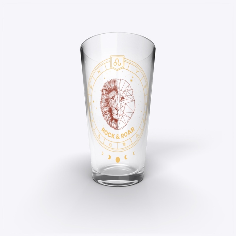 Leo Rock and Roar Glass