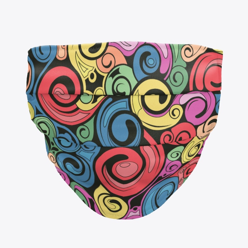 Swirl Retro Art Pattern 