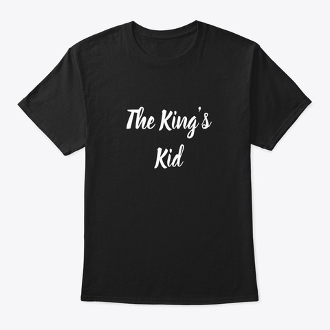 The Kings Kid Black T-Shirt Front