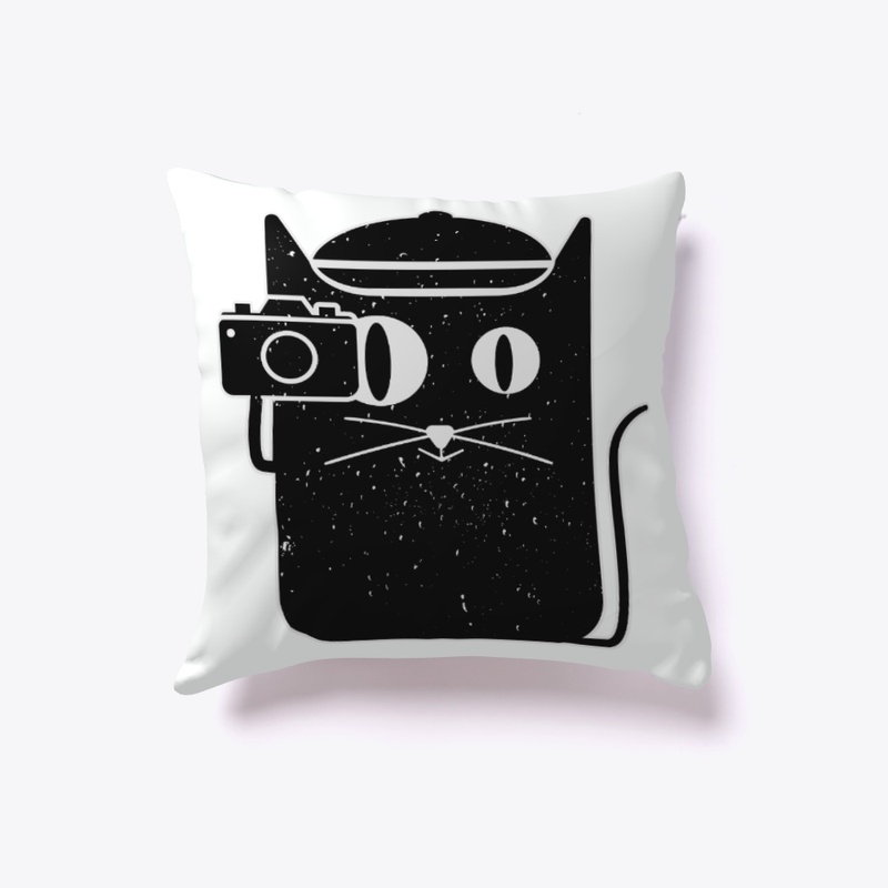 Cat And Camera Gift For Camera Lover