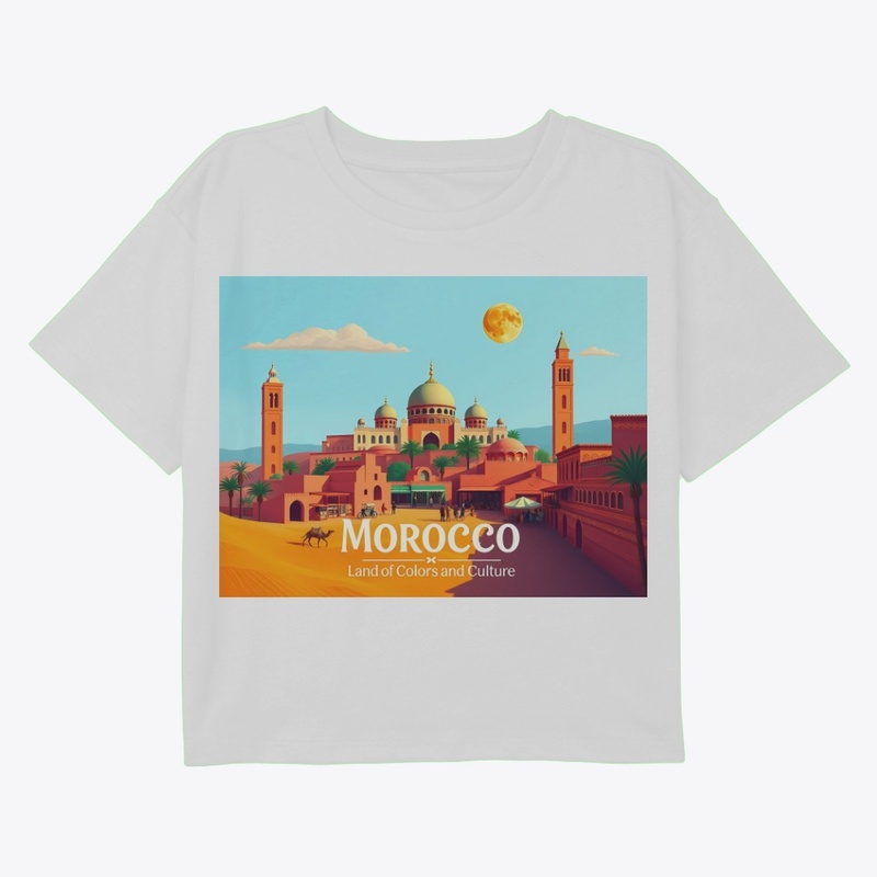 Morocco Vibrant Cityscape Art