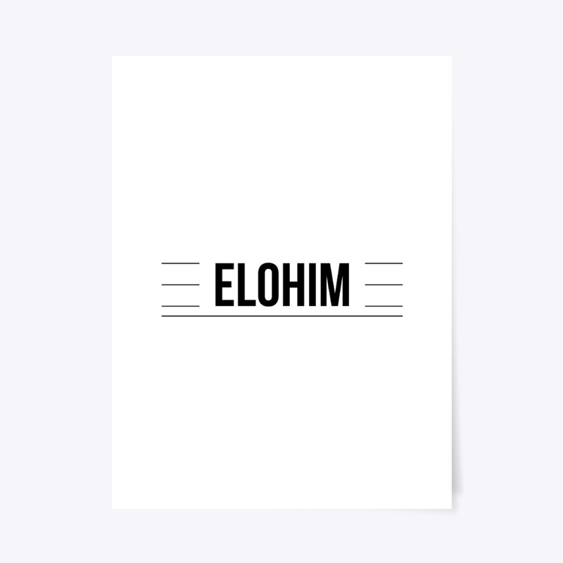"ELOHIM" Apparel