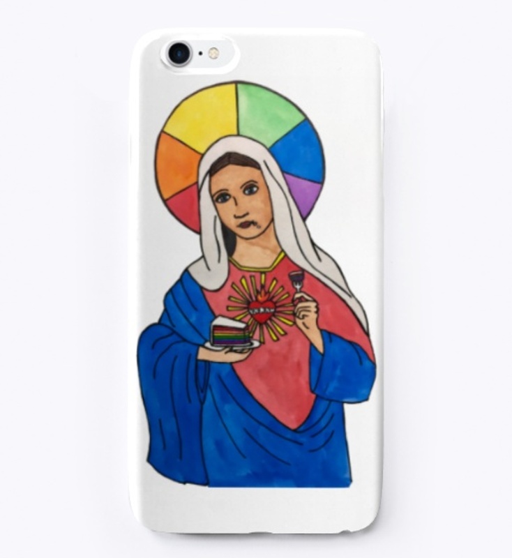 Mary Eating Cake IPhone Case