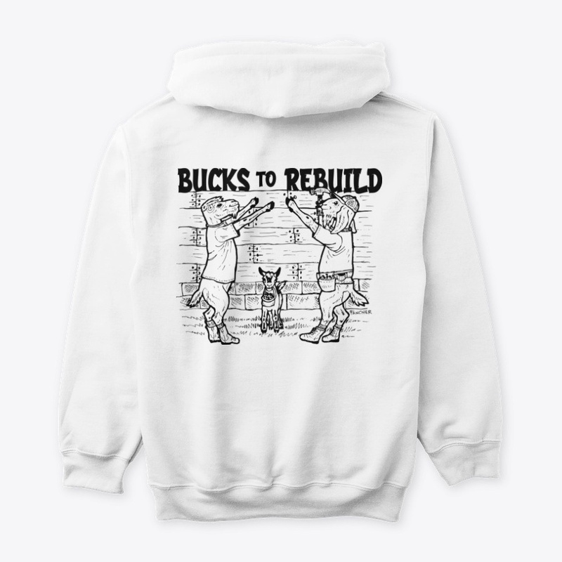 Classic Pullover Hoodie with back logo