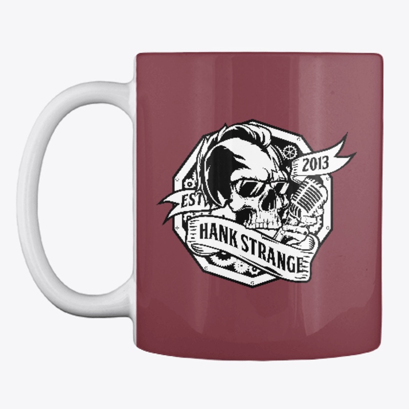 Hank Strange Broadcast Mug BnW