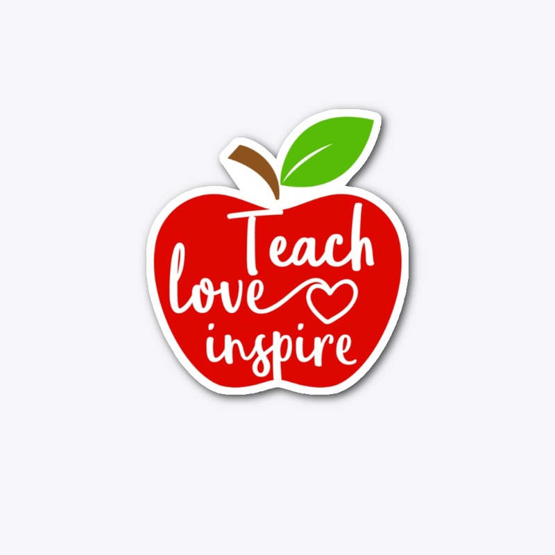 Teach Apple Sticker