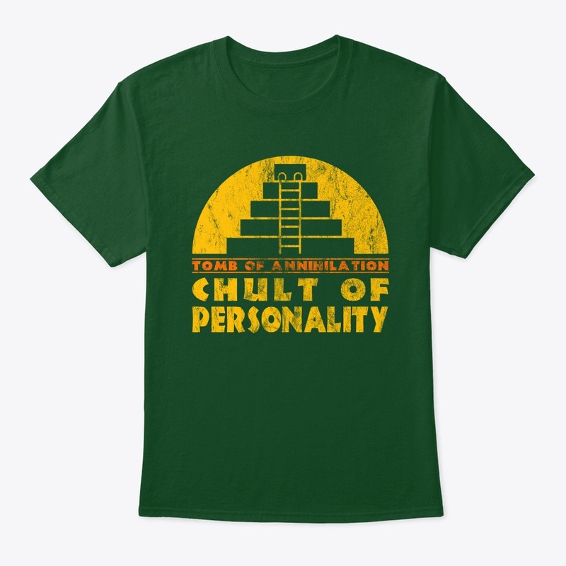 Chult of Personality Distressed Logo