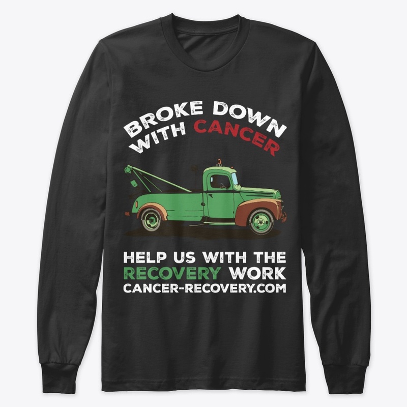 Cancer Recovery with White Letters