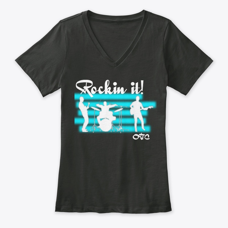 Rockin it to Music Woman's Tee 
