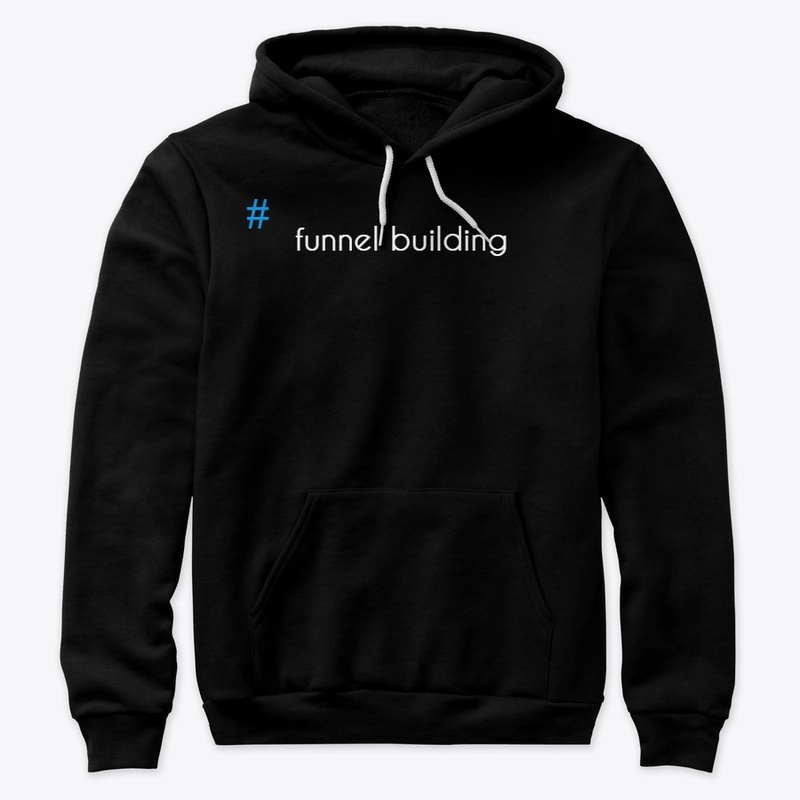 Funnel building shirt - hash blue