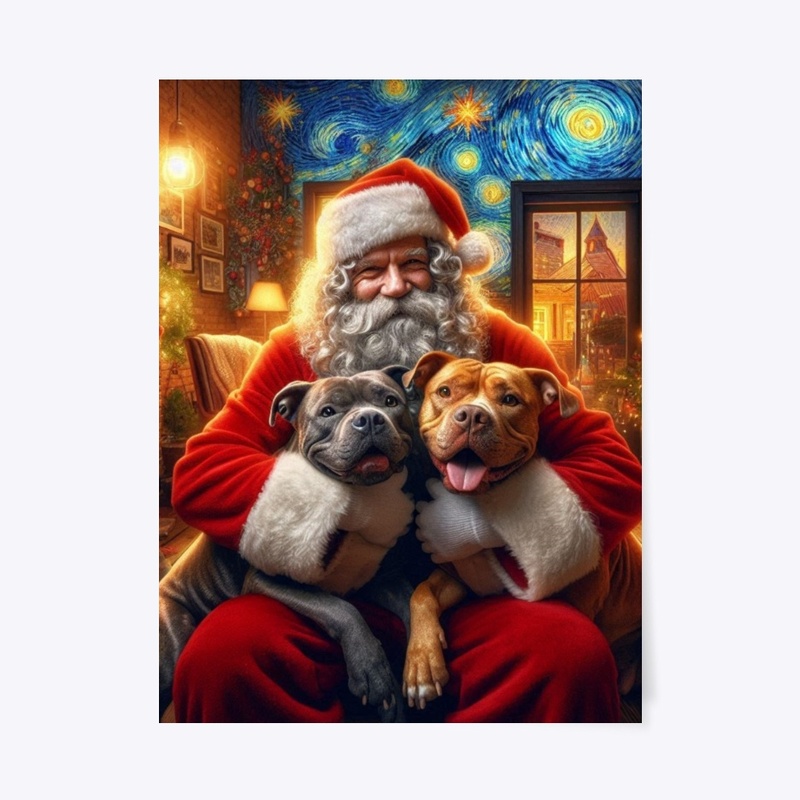Pitbulls & Santa