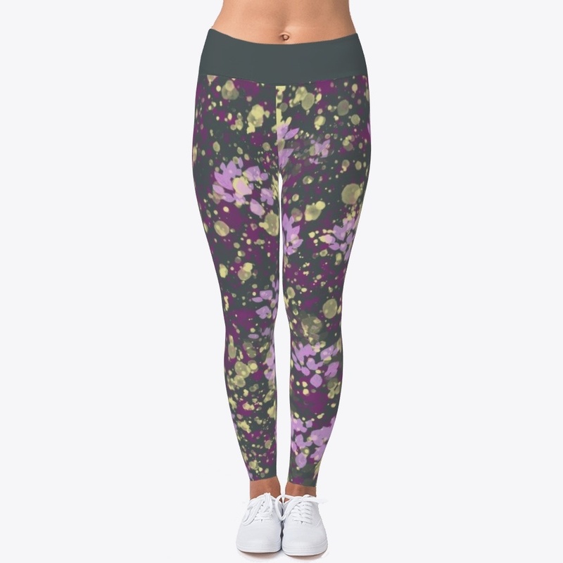Yoga petals paint design