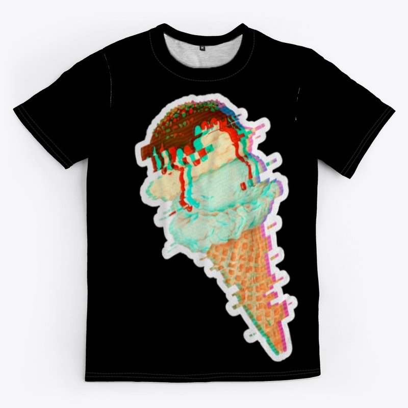 Glitchy Ice Cream Cone