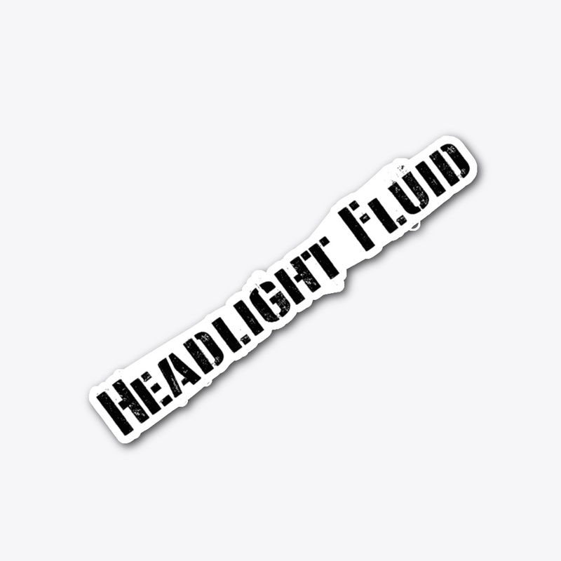 Headlight Fluid Gag Sticker