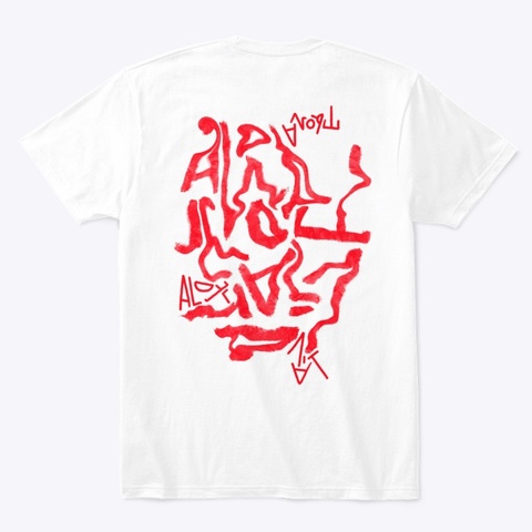Amore White T-Shirt Back