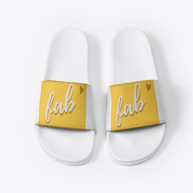 YELLOW FAB with a heart