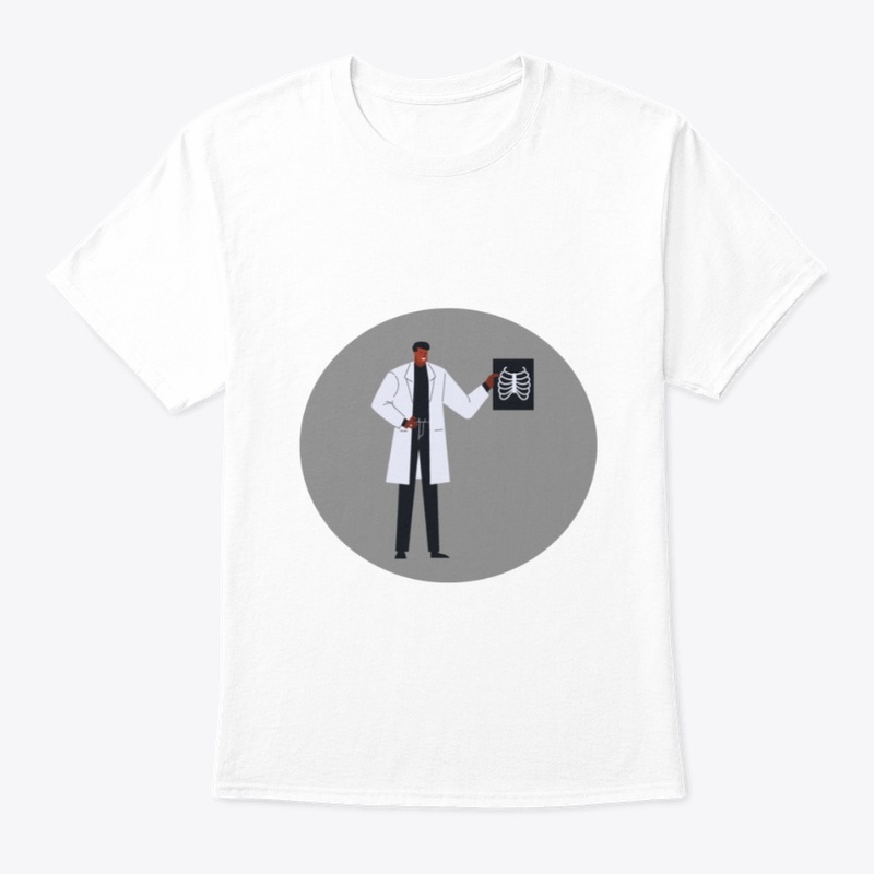 Doctor doing his job 