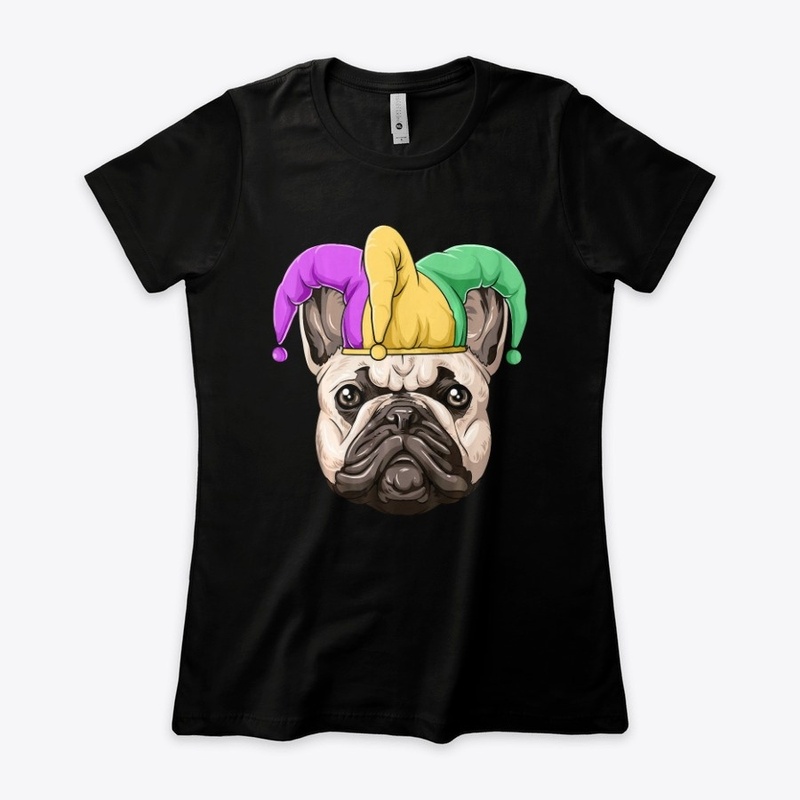 Mardi Gras French Bulldog Carnival Hat