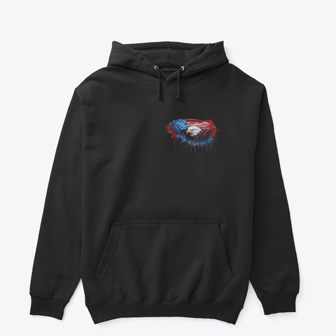 Patriot  Black áo T-Shirt Front