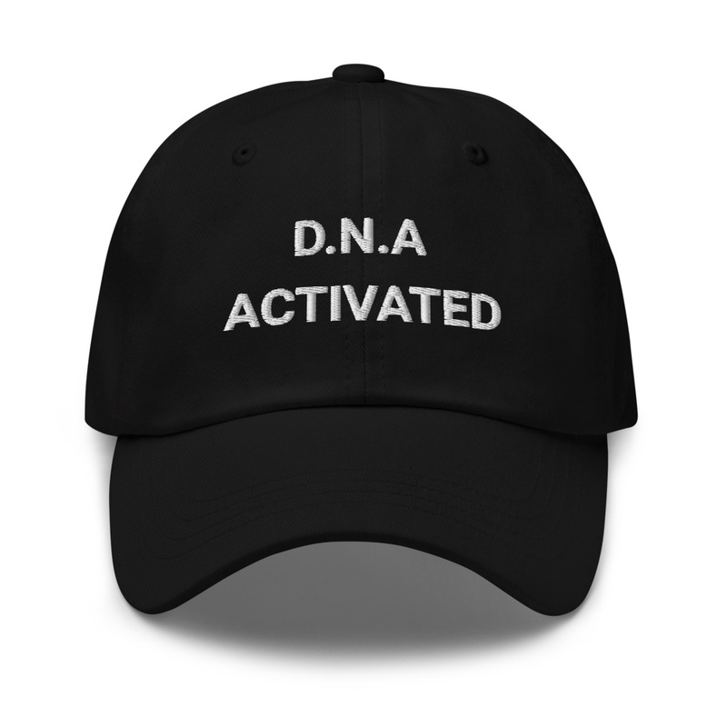D.N.A Activated Embroidered Cotton Cap