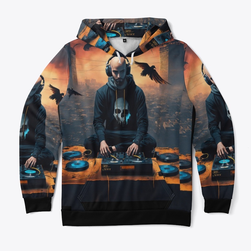  "DJ Poster Hoodie"