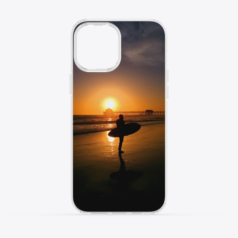 Huntington Beach Pier and Surfer