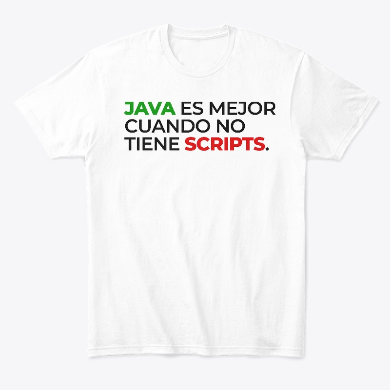 Java es mejor cuando no tiene scripts