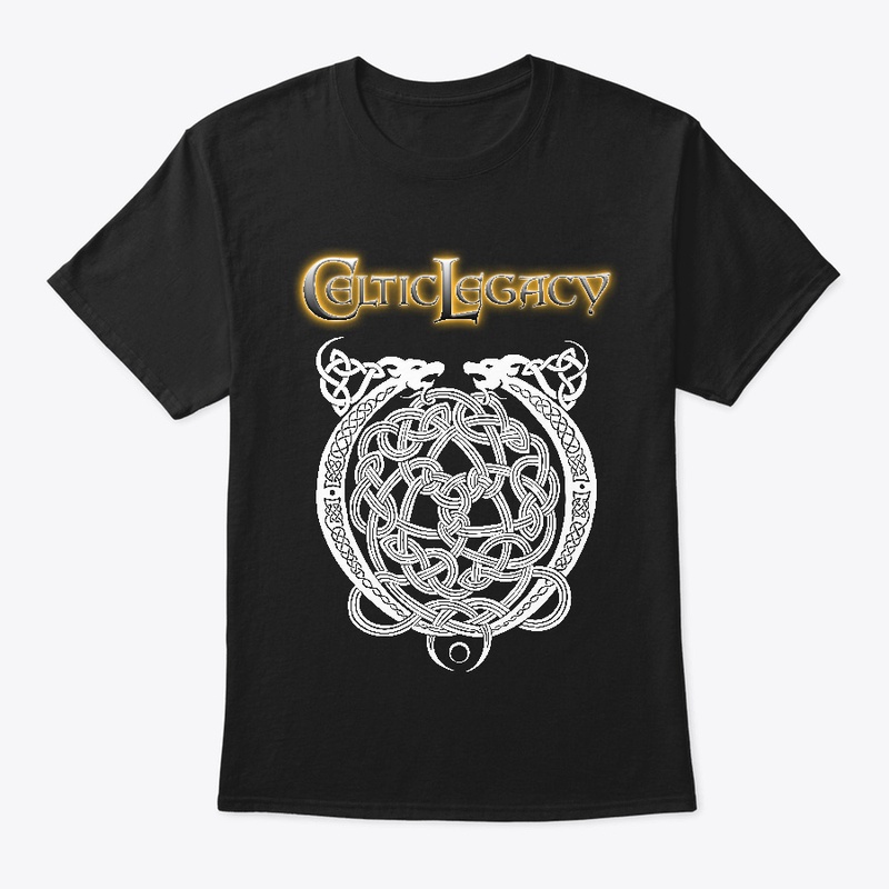 Celtic Dragons Plain Dark Tee
