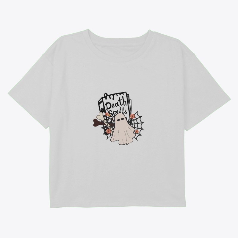 Death Spell Cute Halloween Ghost Design 