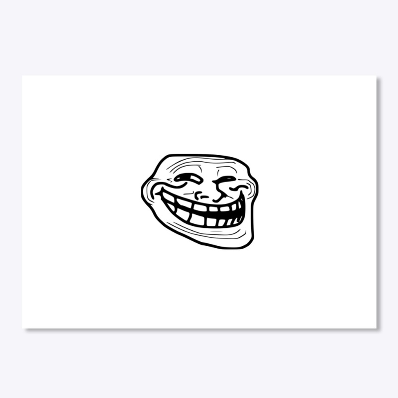 Troll face sticker
