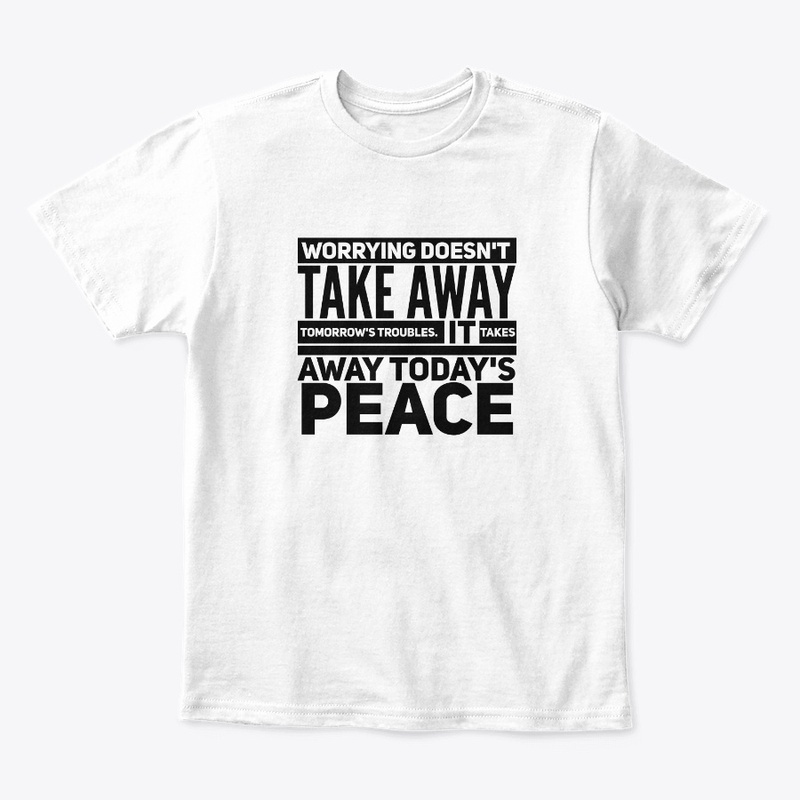 Worrying troubles peace black