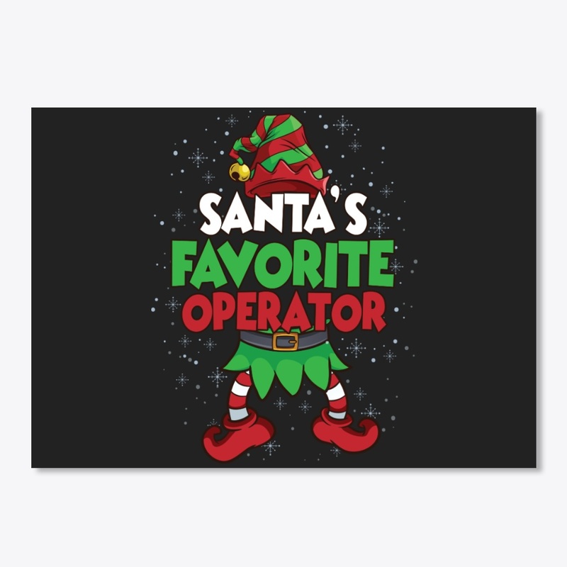 Santa's Favorite Operator Hoodie